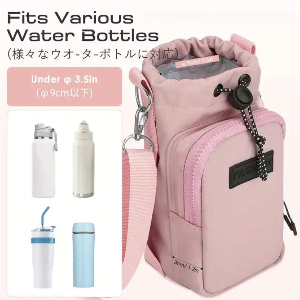 Insulated Water Bottle Bag - Durable
Neoprene Adjustable Strap, Metal Buckle New - Picture 4 of 4